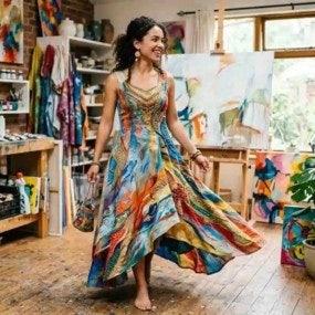 art work -dress
