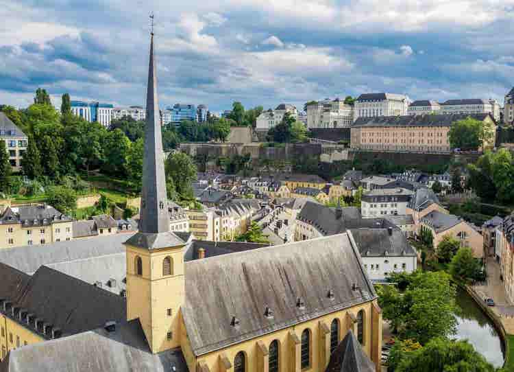Luxembourg balcony of europe