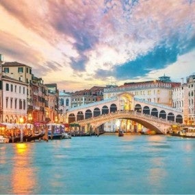 Sunset in venice